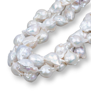 Baroque Teardrop River Pearls (AQL) 110-120gr Λευκό