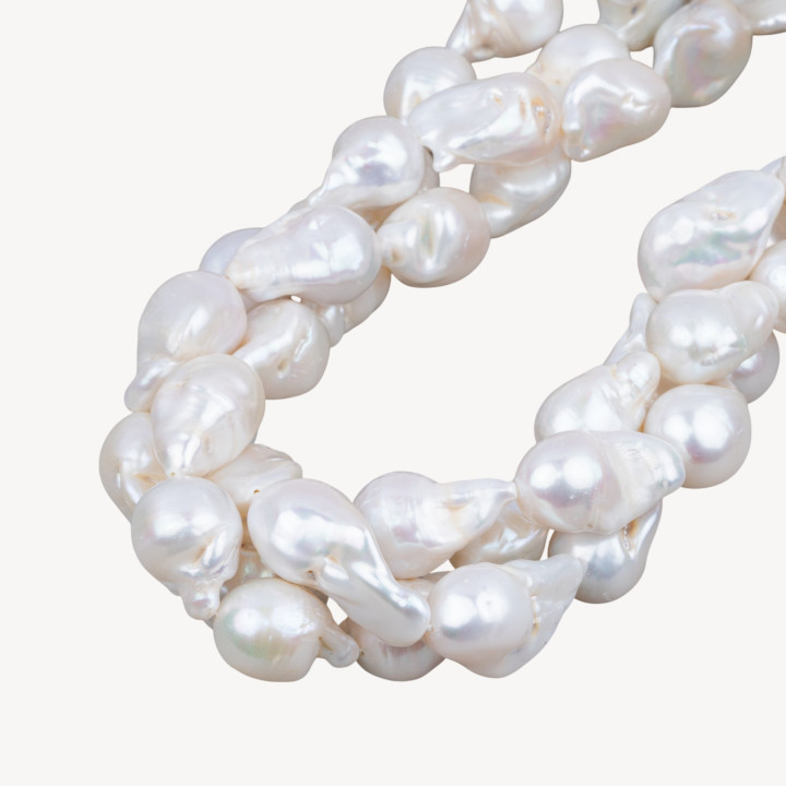 Teardrop Baroque River Pearls (ABW) 100-110gr