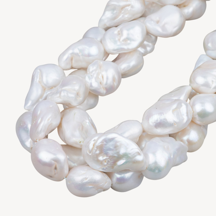 Baroque Teardrop River Pearls (ABW) 120-130gr