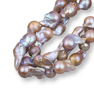 Baroque Teardrop River Pearls (AWE) 90-100gr Bronze