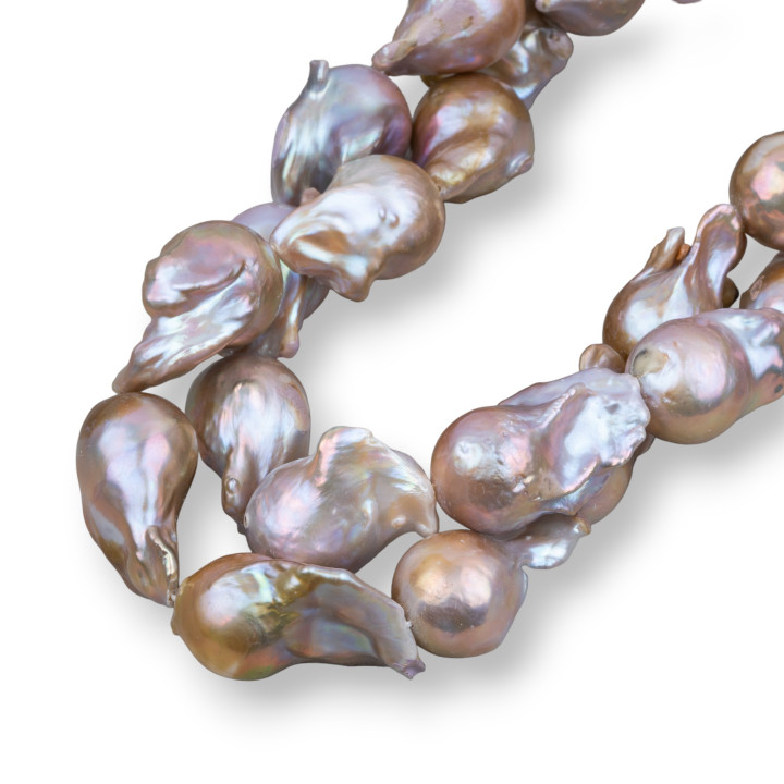 Teardrop Baroque River Pearls (AWE) 140-150gr Bronze