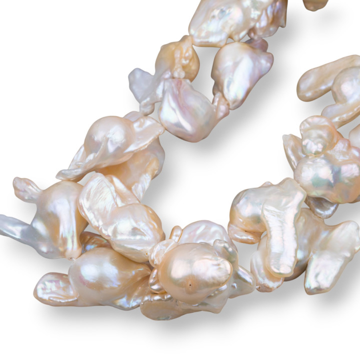 Perles de rivière baroques (AHB) 150-160gr Rose