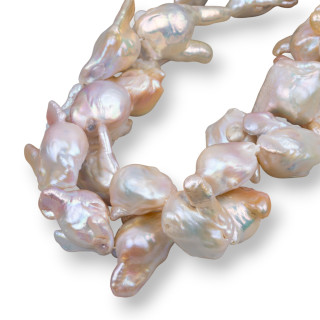 Perles de rivière baroques (AHB) 160-170gr Rose