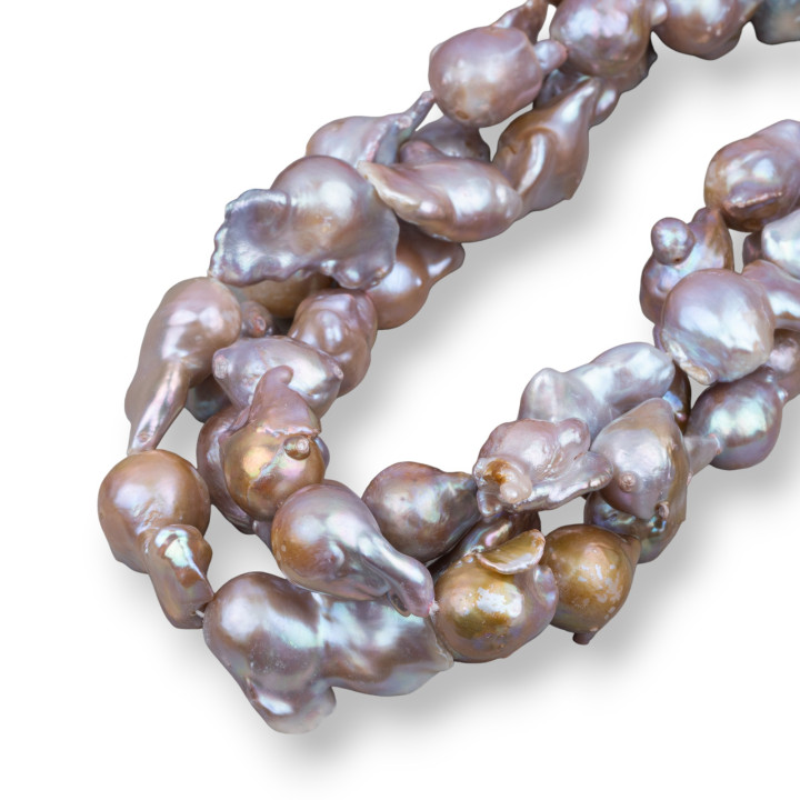 Perles de rivière baroques (ASW) 90-100gr Bronze