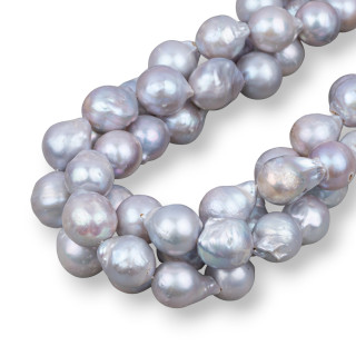 Perle Di Fiume Barocche Gocce (AHE)  90-100gr Grigio
