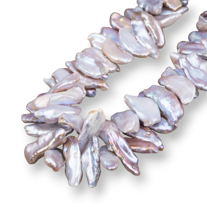 Keshi River Pearls (GSM) Lilas 90-100gr