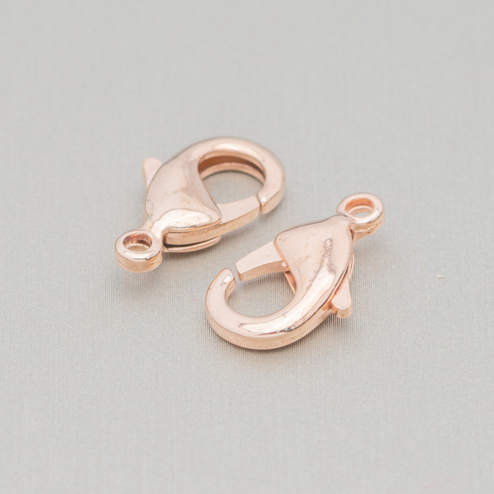 Chiusura Moschettone Di Ottone Nickelfree 23mm 50pz Oro Rosa