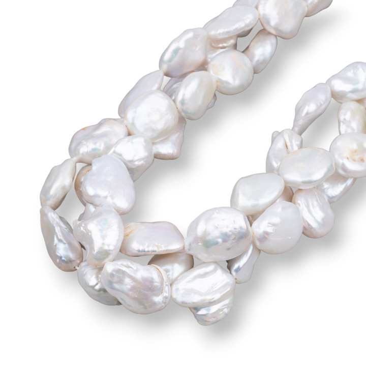 Baroque River Pearls White Nuggets (AHL) 70-80γρ