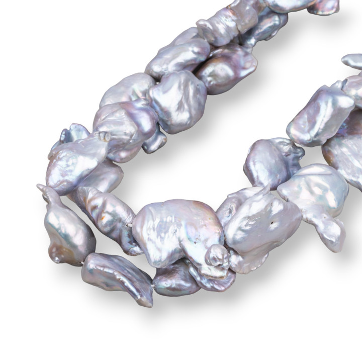 Baroque River Pearls Grey Nuggets (XSQ) 100-110γρ