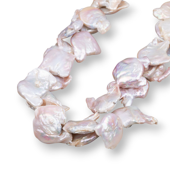 Perlas de Río Planas Barrocas (YHG) Lila 80-90gr