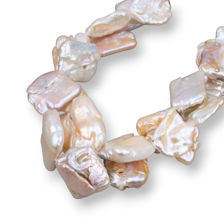 Flat Baroque River Pearls (AEQ) 90-100gr