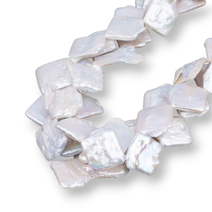 Losange Flat River Pearls (SWG) Blanc 60-70gr