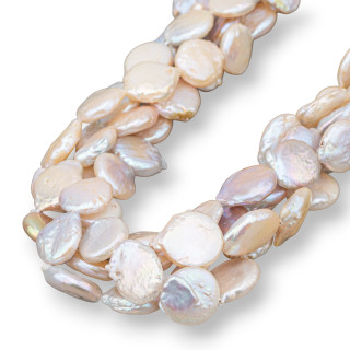 Unregelmäßige flache Coin River Pearls