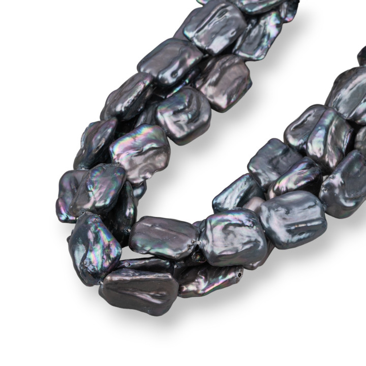 Baroque River Pearls (ESG) Dunkelgrau 70-80gr