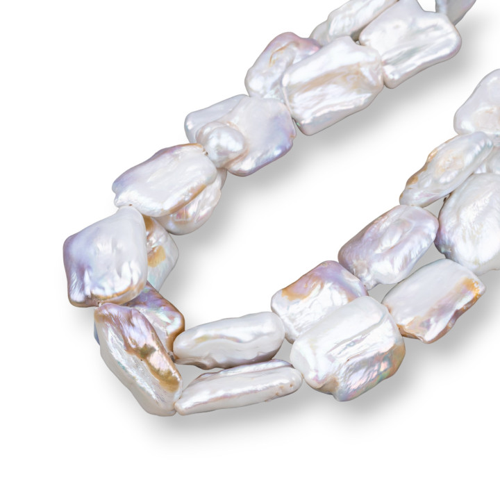 Mélange de perles de rivière baroques (EYG) 90-100gr