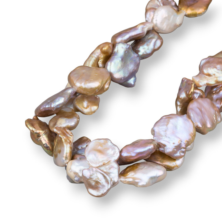 Perle Di Fiume Barocche Pepite (CES) Bronzo  90-100gr