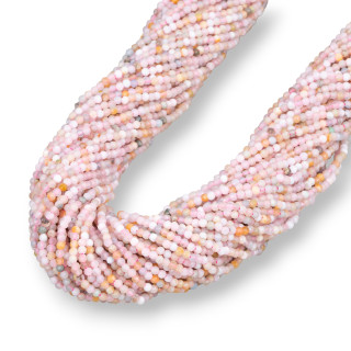 Berillo Grezzo Perlina Tonda Sfaccettata Diamond Cut 2,3mm