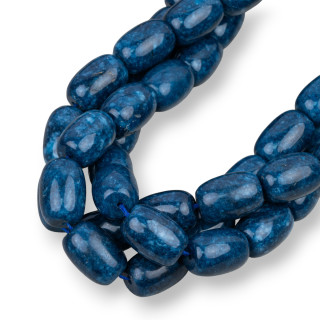 Jade Saphir glatter Lauf 13x18mm