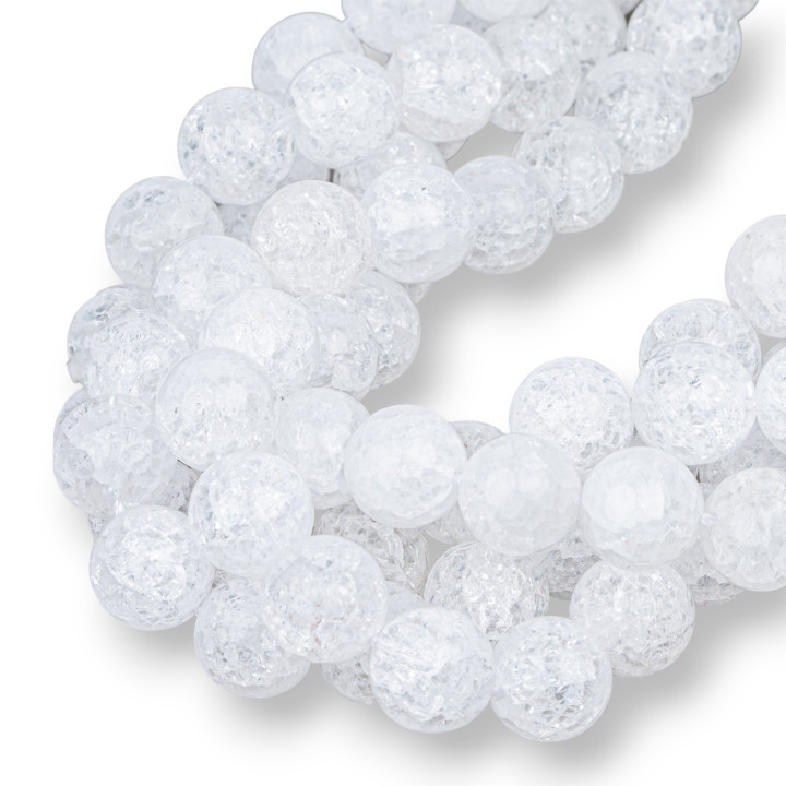 Cristal de Roche Crash Rond Lisse 14mm