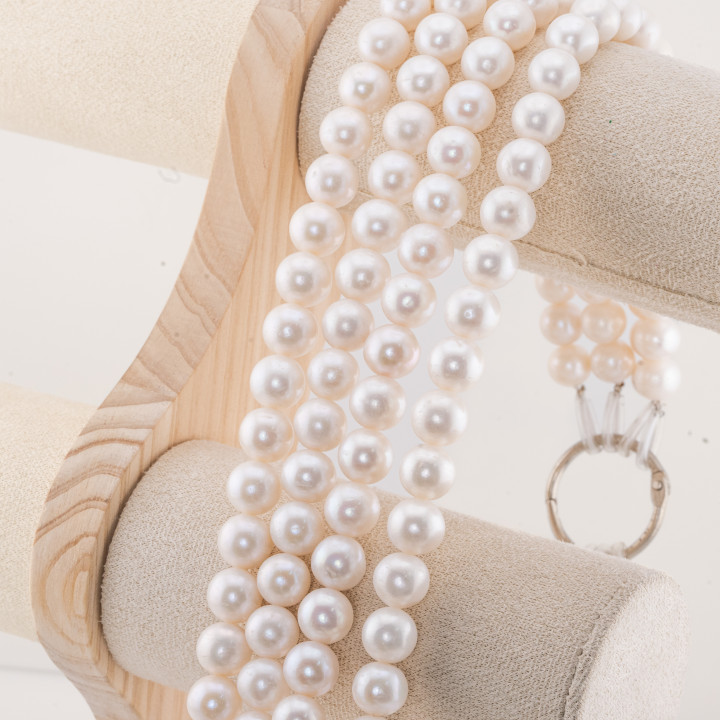 Round River Pearls 11.0-11.5mm AA1A- White