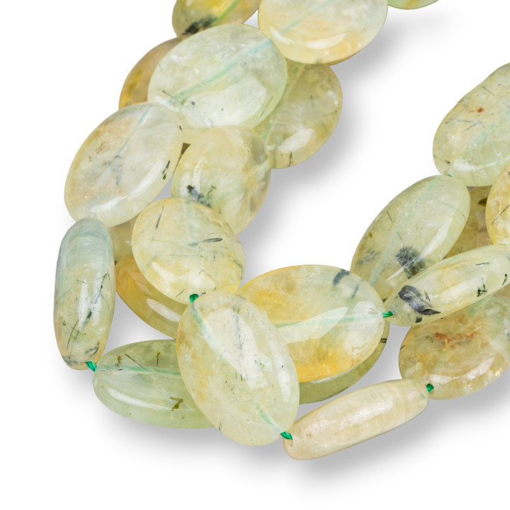 Prenite Flach Oval Glatt 18x25mm Gelb