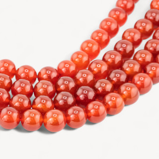 Red Carnelian Round Smooth 12mm