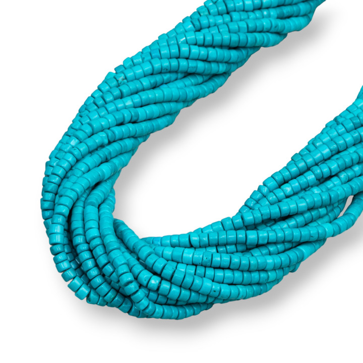 Rondelle Turquoise Stabilisée 3x2mm