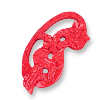 Surtido de Componentes de Resina 33x60mm 2pcs Rojo