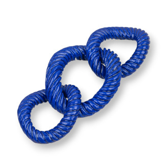 Surtido de Componentes de Resina Cadena 33x78mm 1pc Azul