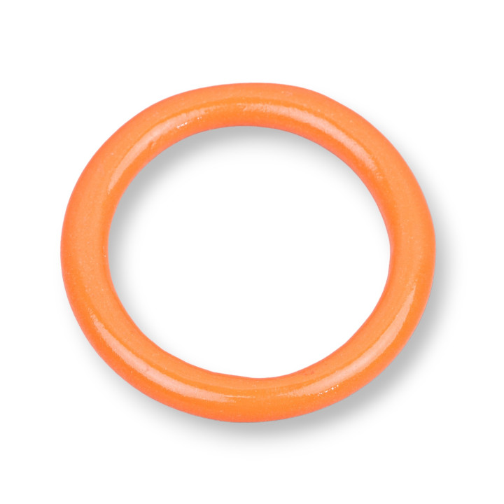 Componenti Di Resina Assortita Cerchietto 45mm 4pz Arancio