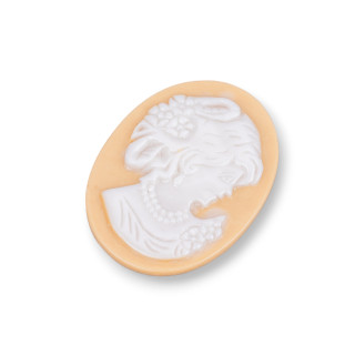 Surtido de componentes de resina Oval Cameo 28x38mm 3pcs