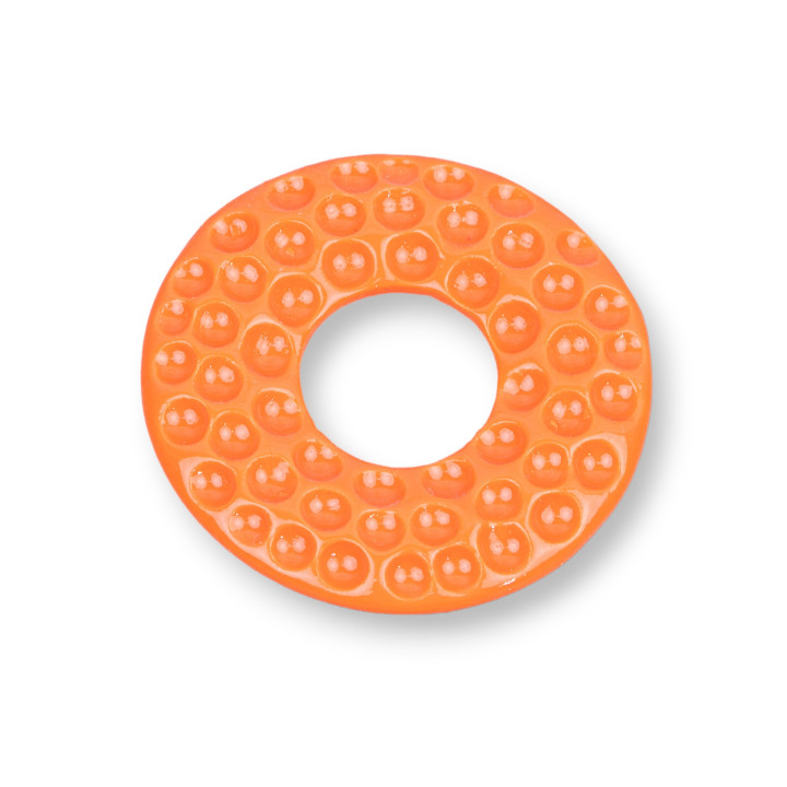 Componenti Di Resina Assortita Toroide 38mm 4pz Arancio