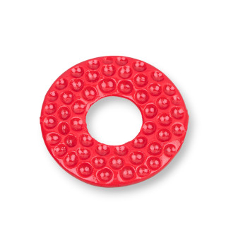 Componenti Di Resina Assortita Toroide 38mm 4pz Rosso