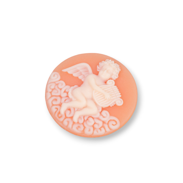 Surtido de Componentes de Resina Round Cameo Puttino 34mm 4pcs aRANCIO