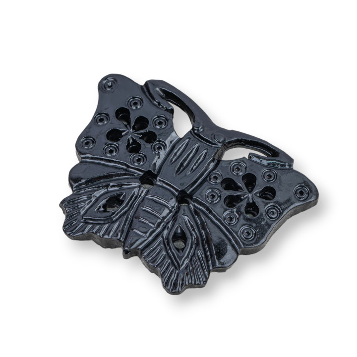 Surtido de Componentes de Resina Mariposa 44x33mm 3pcs Negro