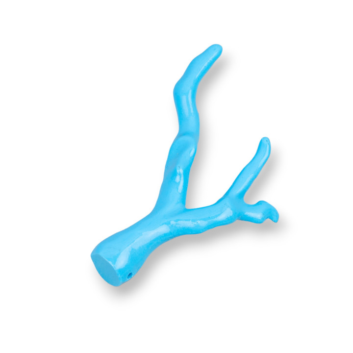 Surtido de Componentes de Resina Twigs 25x50mm 5pcs Azul Claro