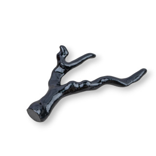 Componenti Di Resina Assortita Rametti 25x50mm 5pz Nero