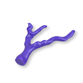 Assorted Resin Components Twigs 25x50mm 5pcs Purple