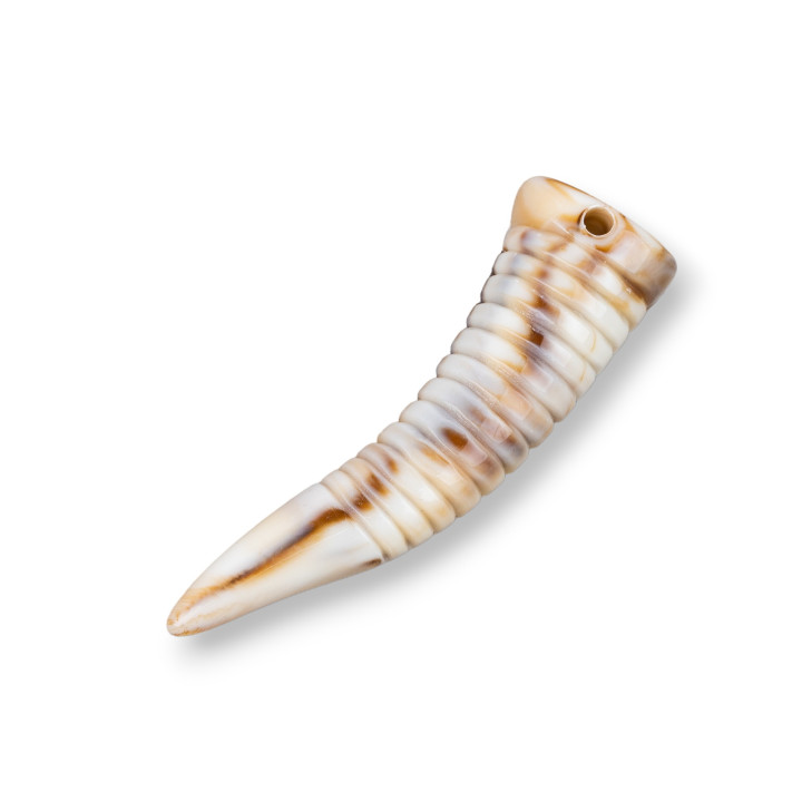 Assorted Resin Components Horn 17x60mm 4pcs