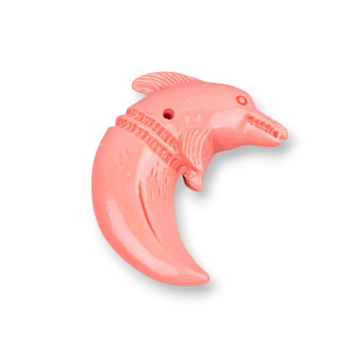 Surtido de Componentes de Resina Dolphin 32x45mm 2pcs Naranja