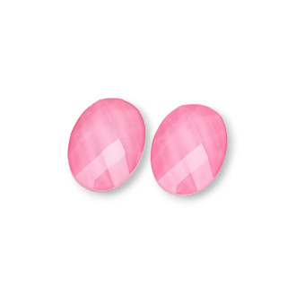 Composant cabochon en cristal CZ carré à facettes 13x18mm 10pcs