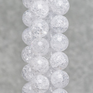 Bergkristall Crash rund glatt 14mm