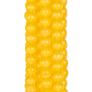 Ojo de Gato Amarillo Redondo Liso 06mm