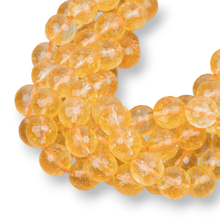 Quartz Citrine Facette 10mm