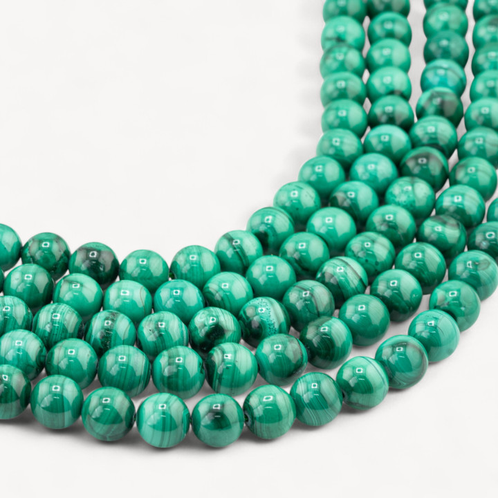 Malachite Round Smooth 10mm