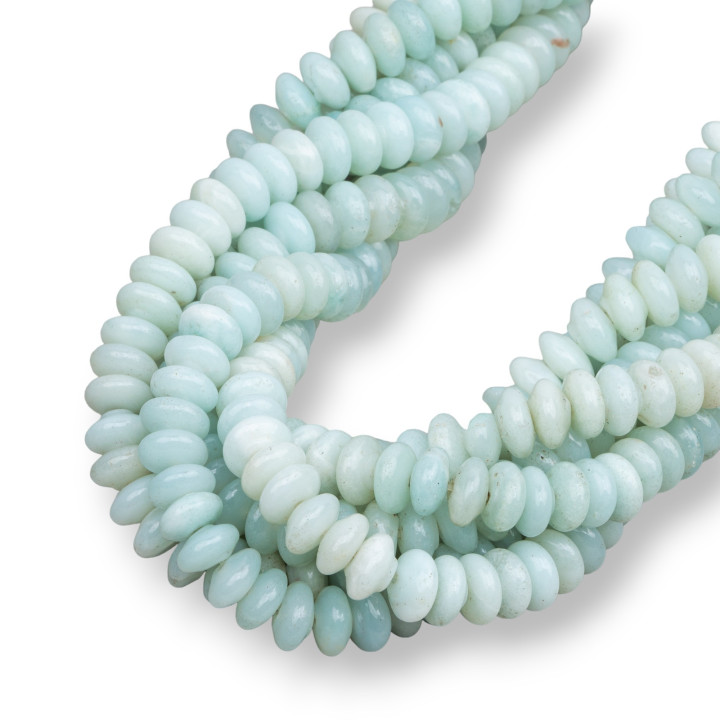 Amazonite Washers Smooth 8x4mm