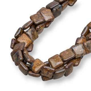 Bronzite Carré Plat 12mm