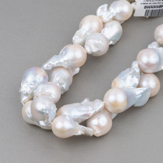 Baroque Teardrop River Pearls (AHW) 120-130γρ