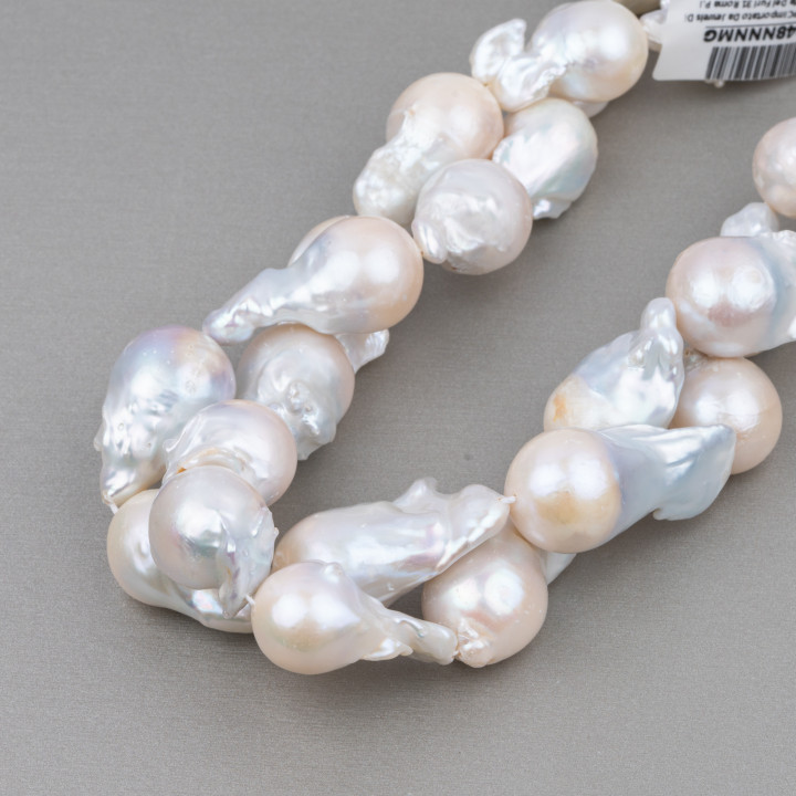 Baroque Teardrop River Pearls (AHW) 120-130gr