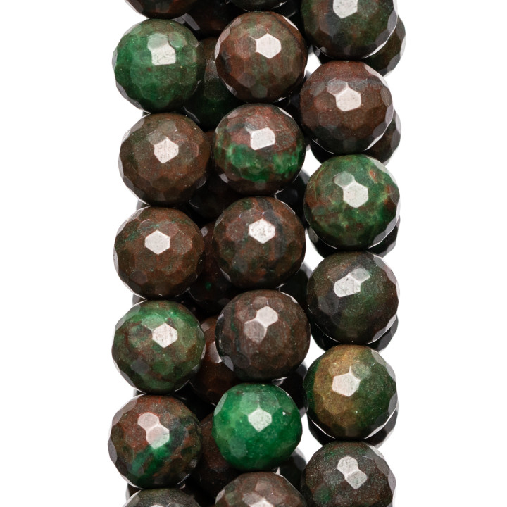 Tourmaline Jaspe Facette 10mm Clair